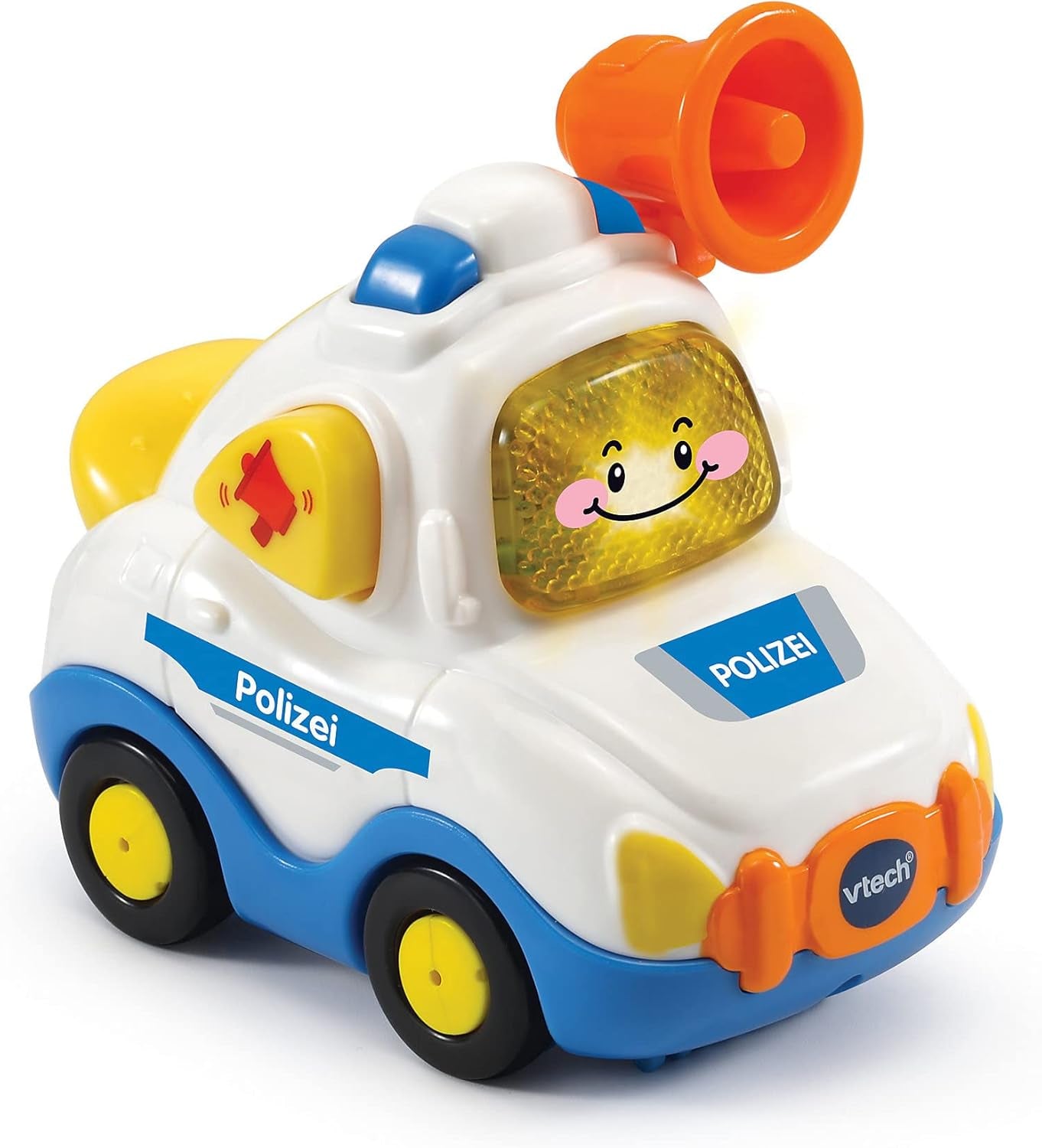 Vtech TUT TUT Baby Flitzer - Policie - Pro 1-5 let & TUT TUT Baby Flitzer - Hasičský vůz - Autíčko s hudbou, světelným tlačítkem, větami a zajímavými zvuky - Pro 1-5 let Baby Toys Naty Shop