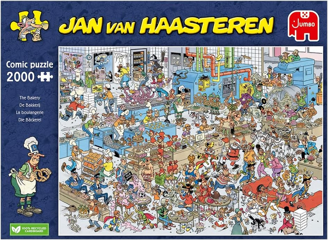 Jan Van Haasteren, The Bakery, skládačka 2000 dílků pro dospělé Puzzle Naty Shop
