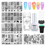 AIMEILI Latexová odlepovací páska Nagelleck Korrektor Hautschutz Fingerschutz Für Nail Art Palisade Geruchlos Weiß 15 ml