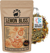 Nananatura Original LEMON BLISS TEA 85G | Ovocný a osvěžující letní bylinkový čaj | Jako studený čaj, ledový čaj nebo klasický horký | S květy, listy a na slunci vyzrálými bobulemi | Žádný cukr