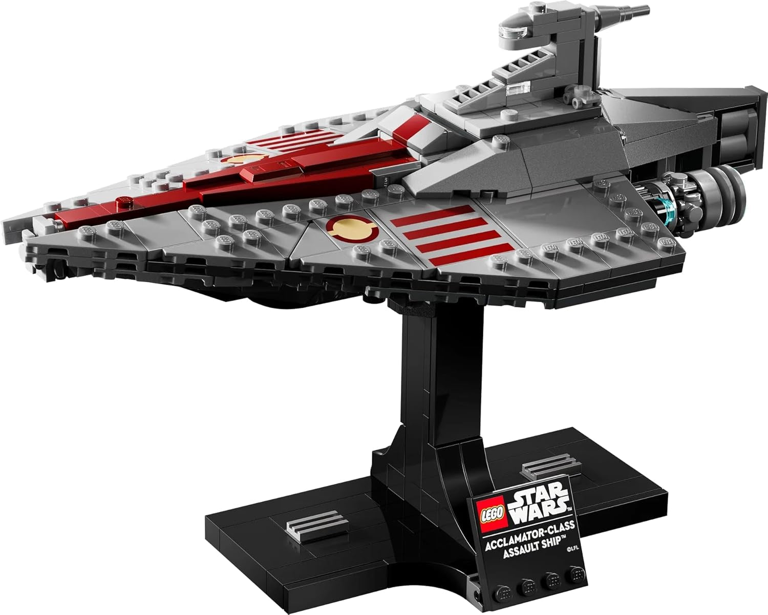 LEGO Star Wars 75404 Útočná loď třídy Acclamator z Attack of the Clones - Hvězdná loď ke sbírání, stavění a vystavení - Stavebnice Fantasy - Dárek pro dospělé a dospívající fanoušky Stavebnice Besuche den LEGO-Store