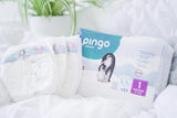 Bio plenky velikost 1 novorozenec (2-5 kg), 1 pytel s 27 plenkami