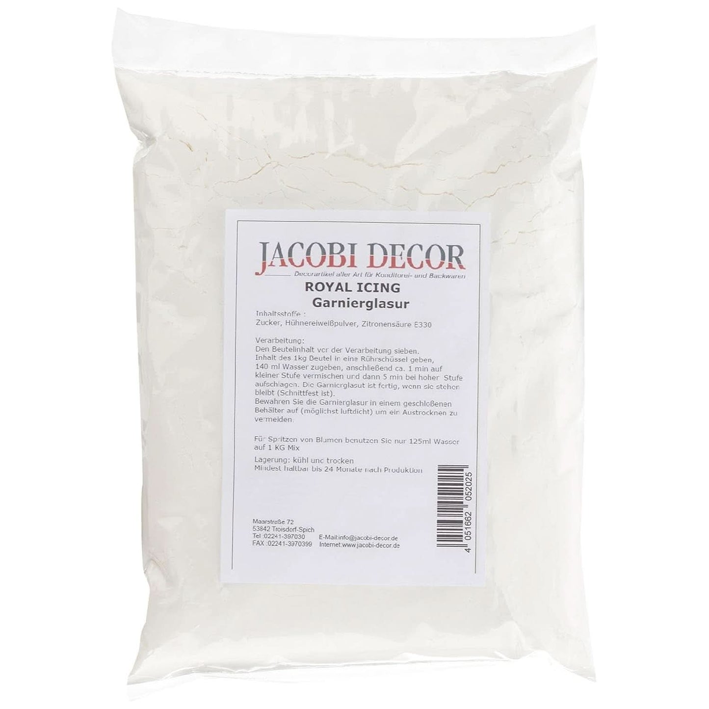 Cake Company Royal Icing, 1 kg, bezlepkové glazury a Decor Naty Shop