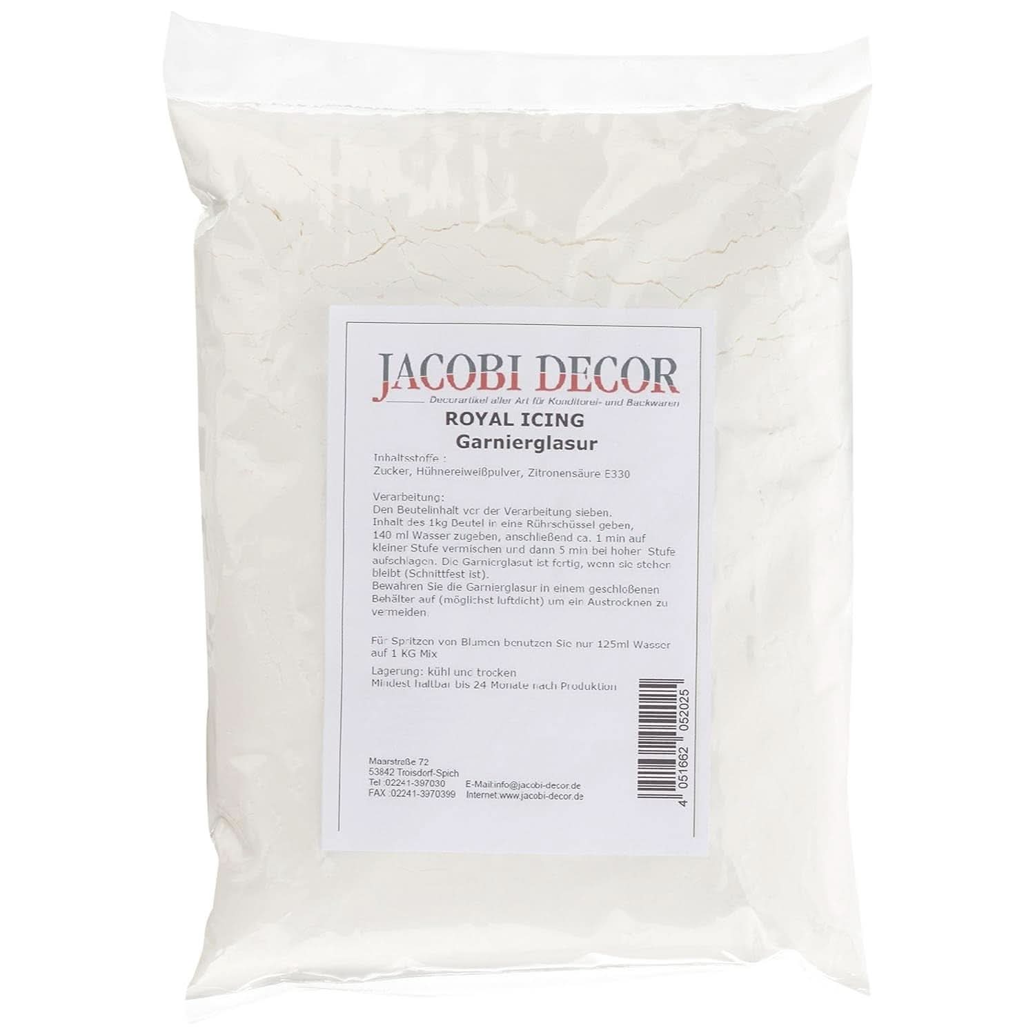 Cake Company Royal Icing, 1 kg, bezlepkové glazury a Decor Naty Shop