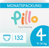 Plenky Pillo, velikost 7, 84 kusů, 4 balení po 21 plenkách, velikost 7 - XXL (15+ kg) - Dětské plenky