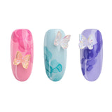 NÉONAIL Nageldekoration 3D Nail Art Schmetterlinge - Přívěsky na nehty - Nägel Selber Machen - Nehty - Nageldesign Příslušenství - Nailart - Nail Art Zubehör - Nagel Deko - Nagelschmuck - Mehrfarbig