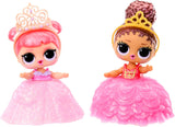 LOL Překvapení! Princess Tots – obsahuje 1 panenku, obrněné balení, 2 barvy na vytvoření princeznovských šatů, 8 panenek ke sbírání