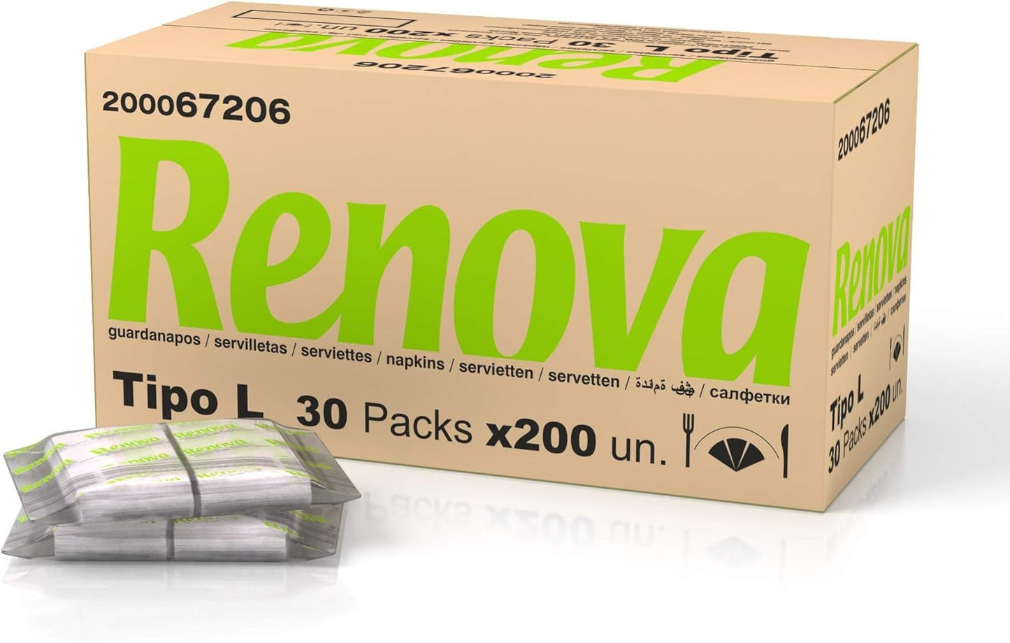 Barové ubrousky Renova typ L - 6 000 ks ubrousků
