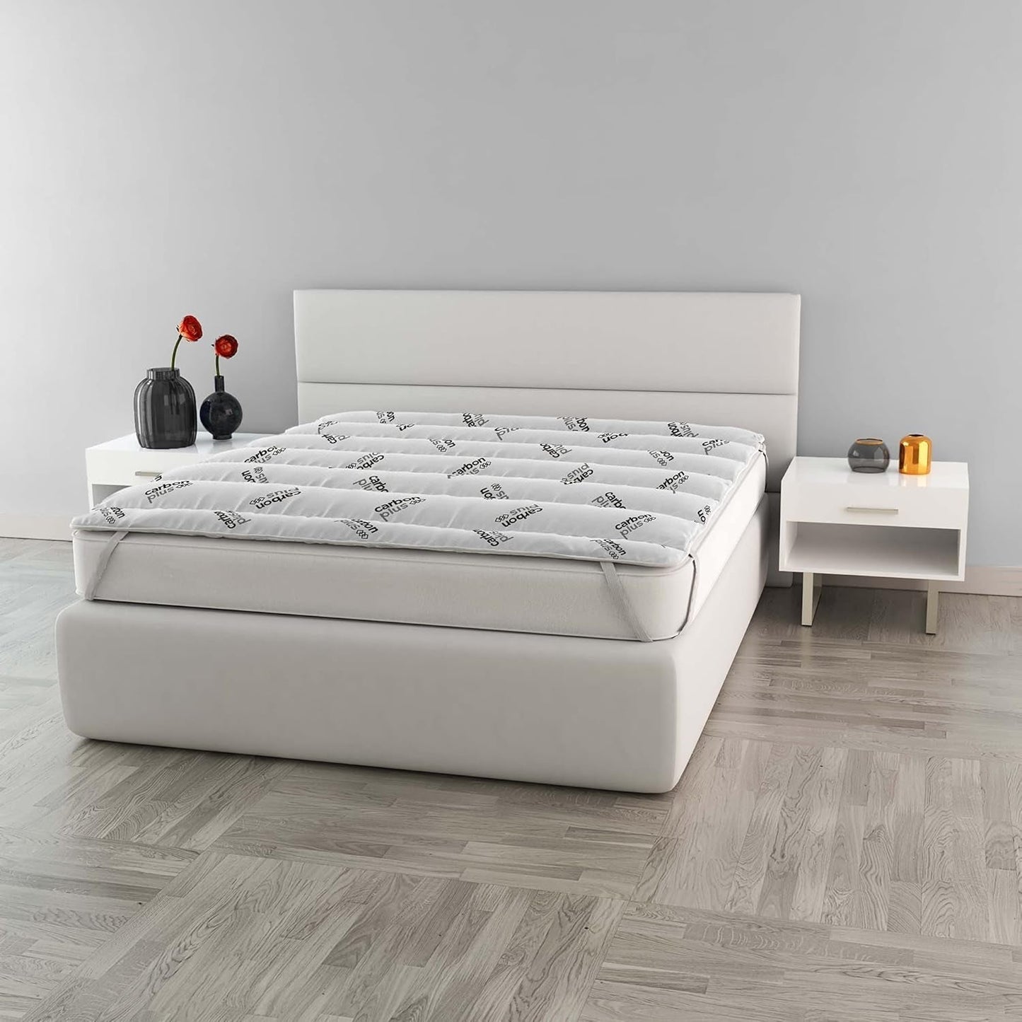 MB Home Italia, Topper, Thermocontrol, Double 160X195 Cm Peřiny a přikrývky Naty Shop Double 160X195 Cm Charcoal