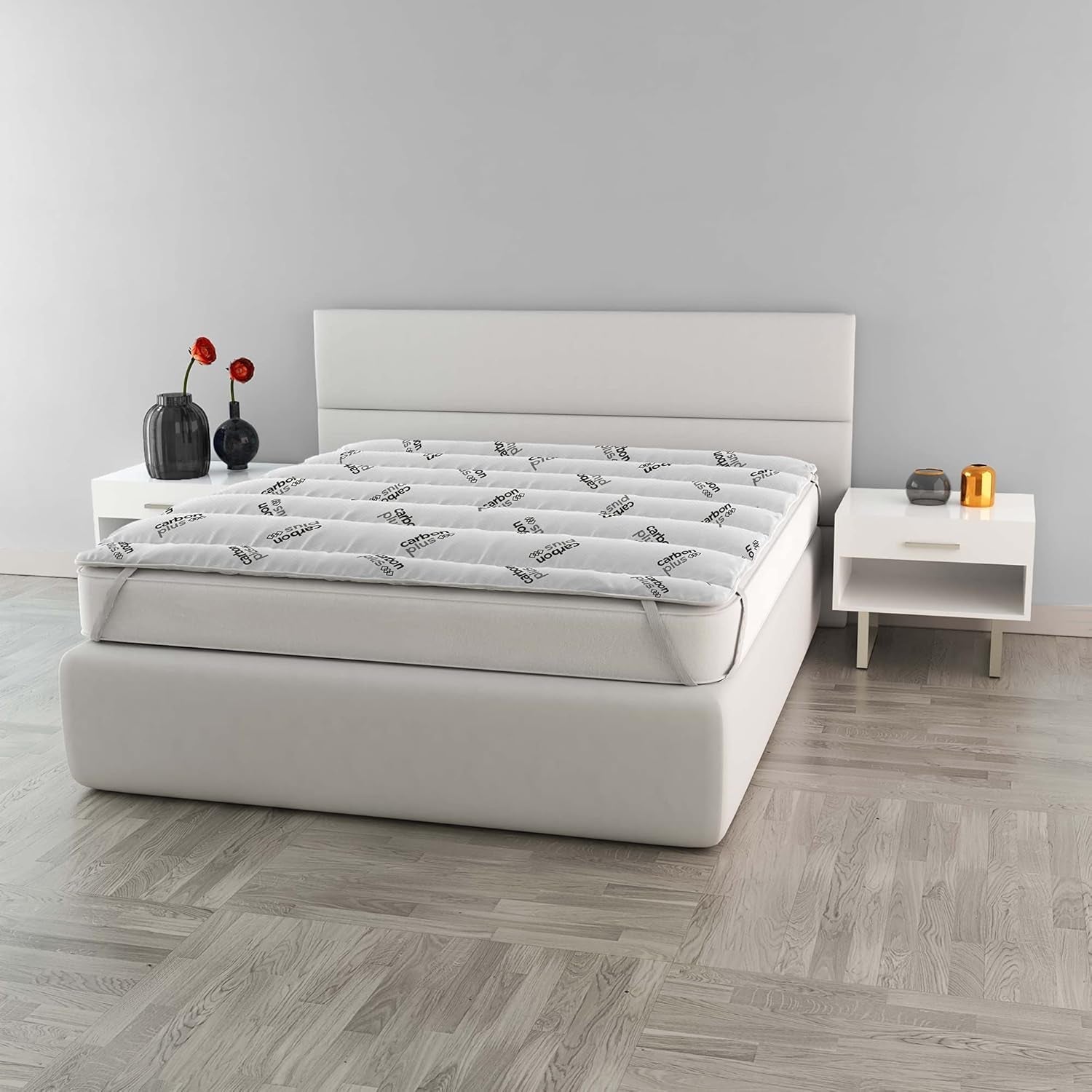 MB Home Italia, Topper, Thermocontrol, Double 160X195 Cm Peřiny a přikrývky Naty Shop Double 160X195 Cm Charcoal
