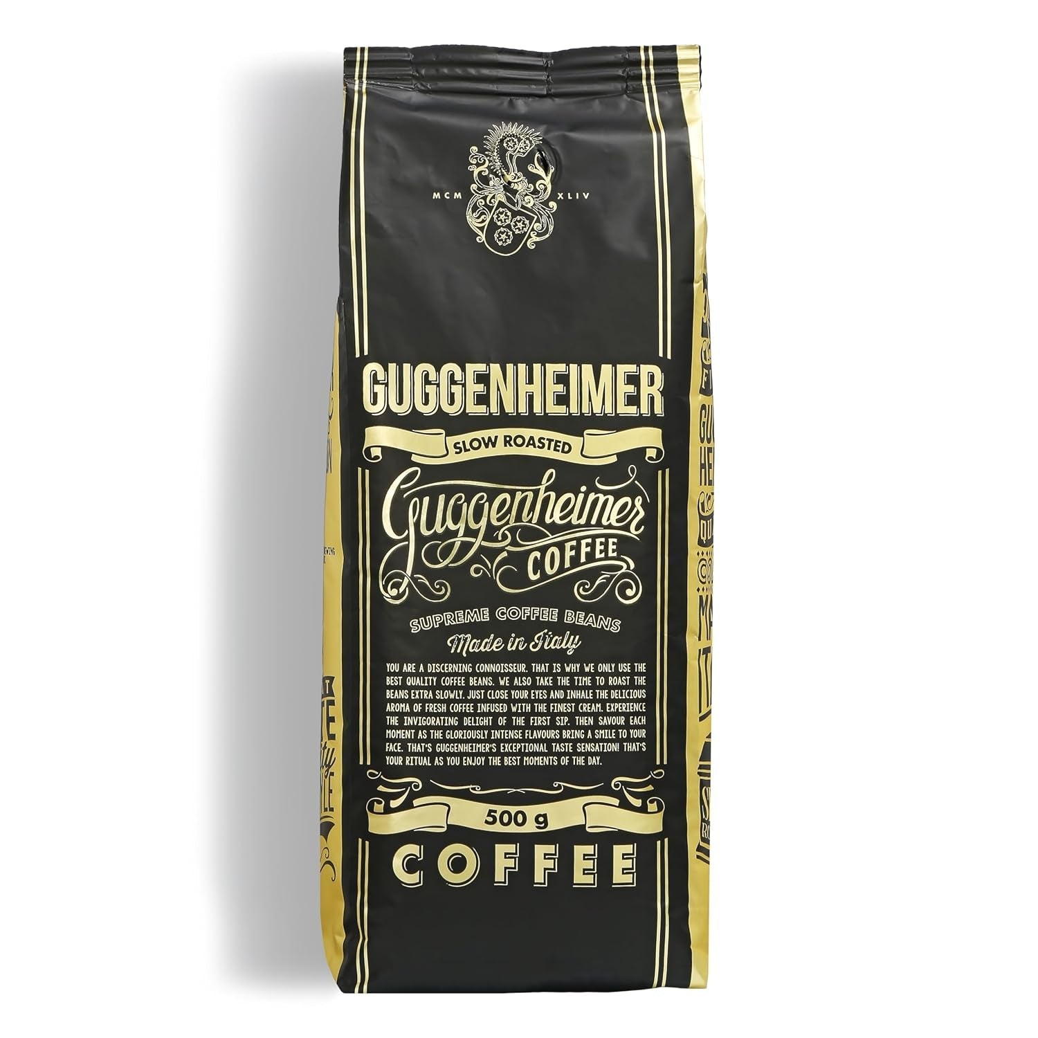 | Vzorové balení zrnkové kávy 1 kg | Supreme 500g a Gourmet Arabica 500g | Nízká kyselost | Jemný krém | Nejlepší espresso pro plně automatické stroje | Sada na degustaci kávy