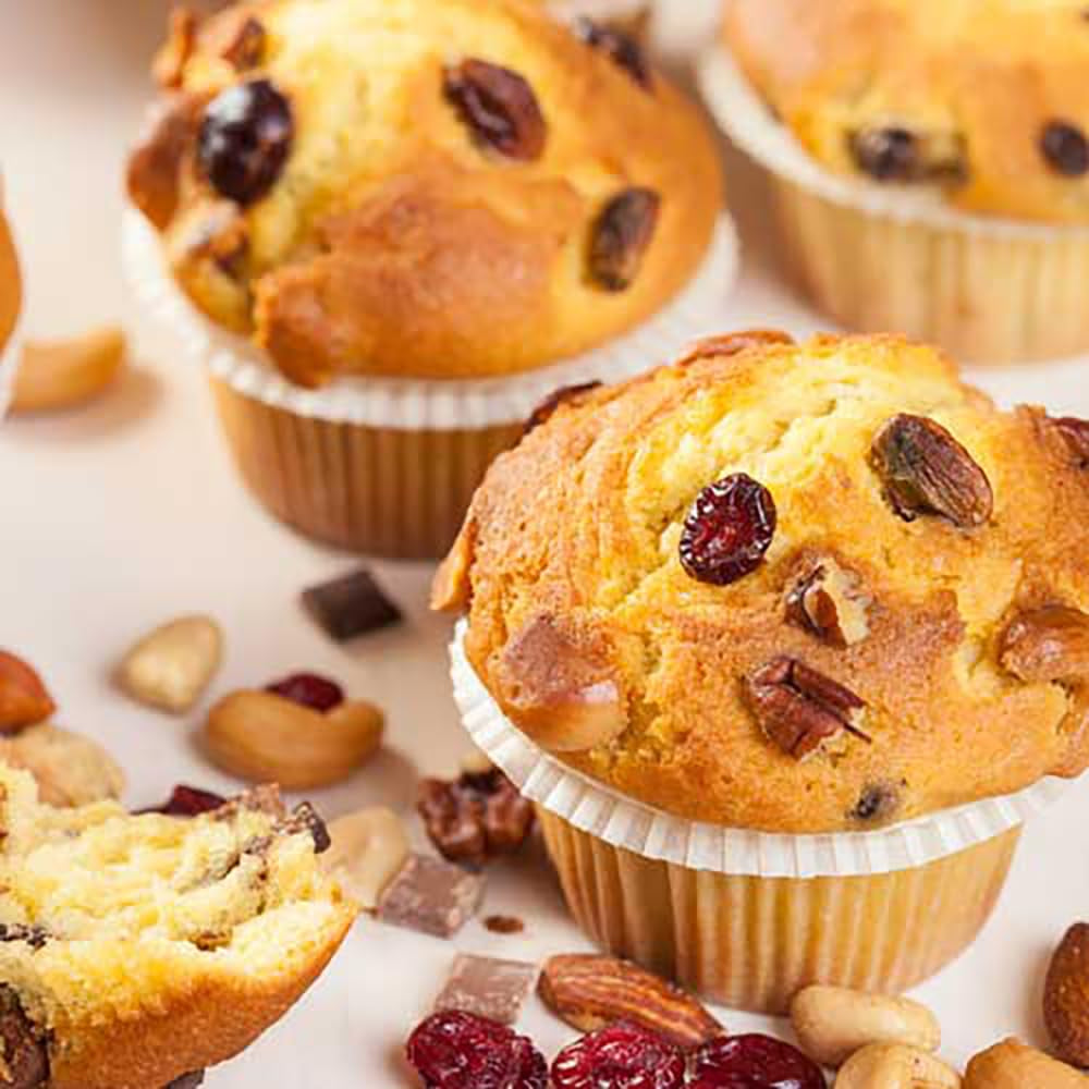 Funcakes Mix Für Muffins, Backen Sie Einfach Köstliche Muffins, Perfekte Americanische Muffins, Geeignet Für Die Herstellung Von Blaubeermuffins Oder Schokoladensplitter-Muffins, Halal., 1 Kg Naty Shop
