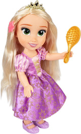 Disney Princezna Rapunzel 35 cm zpívající panenka, zpívá „I See The Light“, včetně doplňků pro větší zábavu, ideální pro dívky od 3 let, fialová