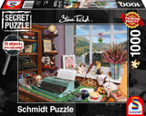 Schmidt Spiele 59920 At the Desk, 1000 Piece Secret Puzzle Puzzle Naty Shop Výchozí název