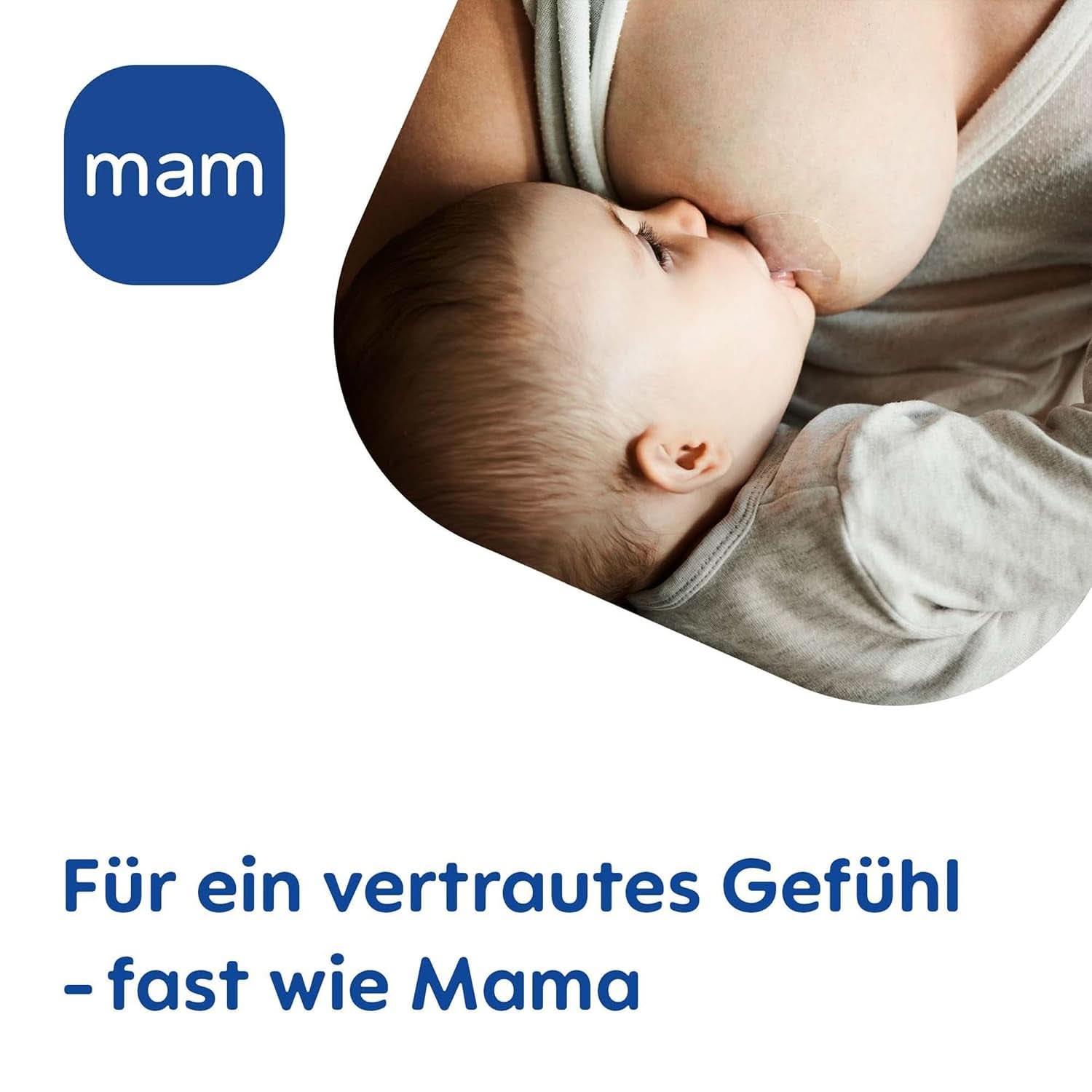 MAM Stillhütchen Größe L (Ø 23 Mm) Im 2Er-Set, Extra Weiche Brusthütchen Zum Schutz Beim Stillen, Brustwarzenschutz Für Maximalen Hautkontakt Zwischen Mutter Und Kind Příslušenství Jídlo a kojení Bebe Naty Shop
