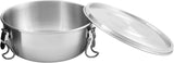 Tatonka Food Bowl - Nerezová nádoba / miska na potraviny - S víkem, upevňovacími sponami a měřítkem objemu - Objem 0,5L / 0,75L / 1L Úložné boxy na potraviny Naty Shop 0,5 litru