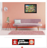 Educa - Puzzle 500 dílků pro dospělé | Barevná vesnice u jezera, puzzle 500 dílků pro dospělé a děti od 11 let, puzzle na šířku, ilustrace (19552) Puzzle Naty Shop