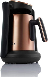 Turecký kávovar Arzum Okka Minio, moka, 1-4 šálky, 300 ml nerezová konvička, ochrana proti rozlití, chytrý systém vaření, omyvatelná konvička, 480 W, měď