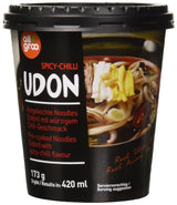 Allgroo Udon Cup instantní nudle – chutná a pikantní polévka Udon z mořských plodů – rychlá příprava (1 x 173 g)