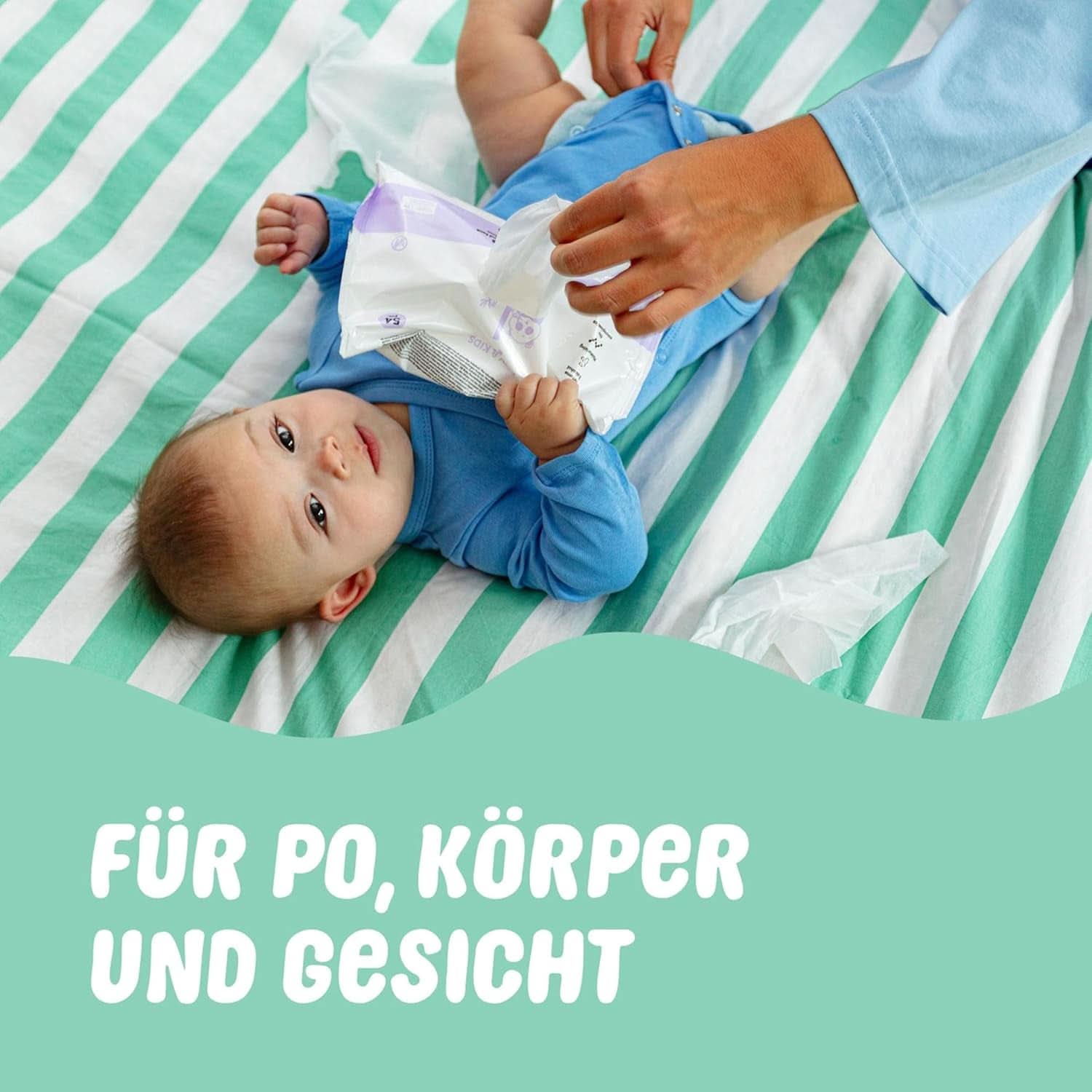 Naïf Plastikfreie Feuchttücher 864 Stück (16Er X 54 Feuchttücher) - Pflege Für Babypo, Körper Und Gesicht - 99 % Aus Wasser - 0 % Parfüm Und Alkohol - Nachhaltige Feuchttücherbox Eukalyptus Sentiv Shop