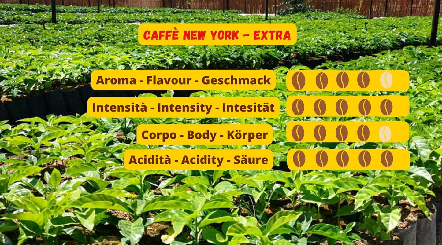 Kávová zrna New York Caffe EXTRA 500g
