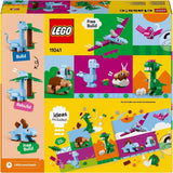 Stavebnice LEGO Classic Kreativní dinosauři s modely zvířat a figurkami vyrobenými z cihel, nápaditý herní zážitek, dárek pro chlapce a dívky od 5 let, včetně T.Rexe a Triceratopse 11041 stavebnic Besuche den LEGO-Store