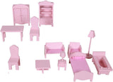 WOOMAX Colorbaby 85293 Dřevěný domeček pro panenky Naty Shop domečky pro panenky