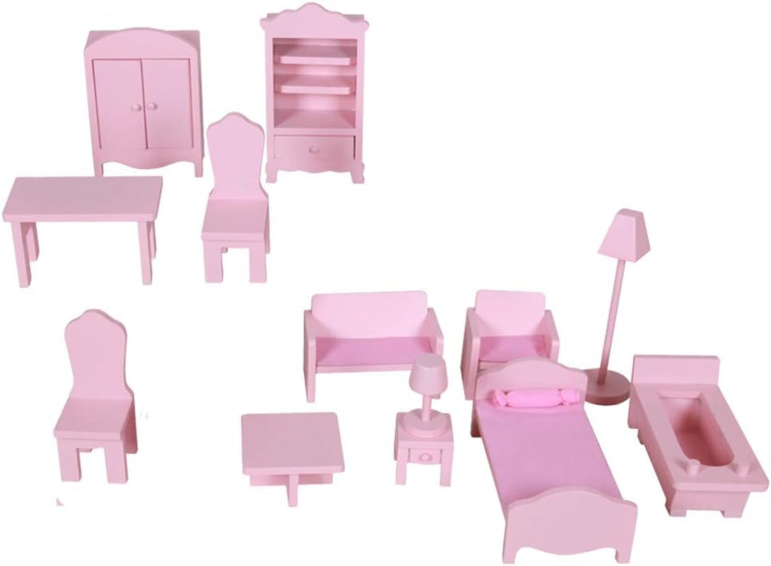 Dřevěný domeček pro panenky ColorBaby 85293