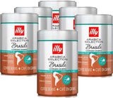 ILLY 6 krabic kávových zrn, každá po 250 gramech, Arabica Selection, Brazílie, certifikát Cerrado Mineiro, Regenagri