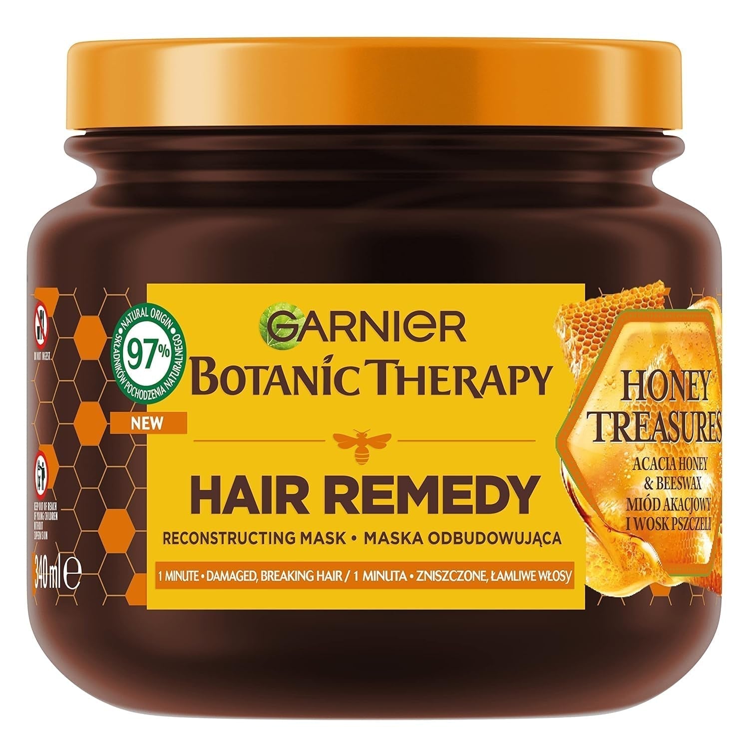 Garnier Botanic Therapy Honey Treasures Hair Mask 340ml Naty Shop Hair Mask Výchozí název