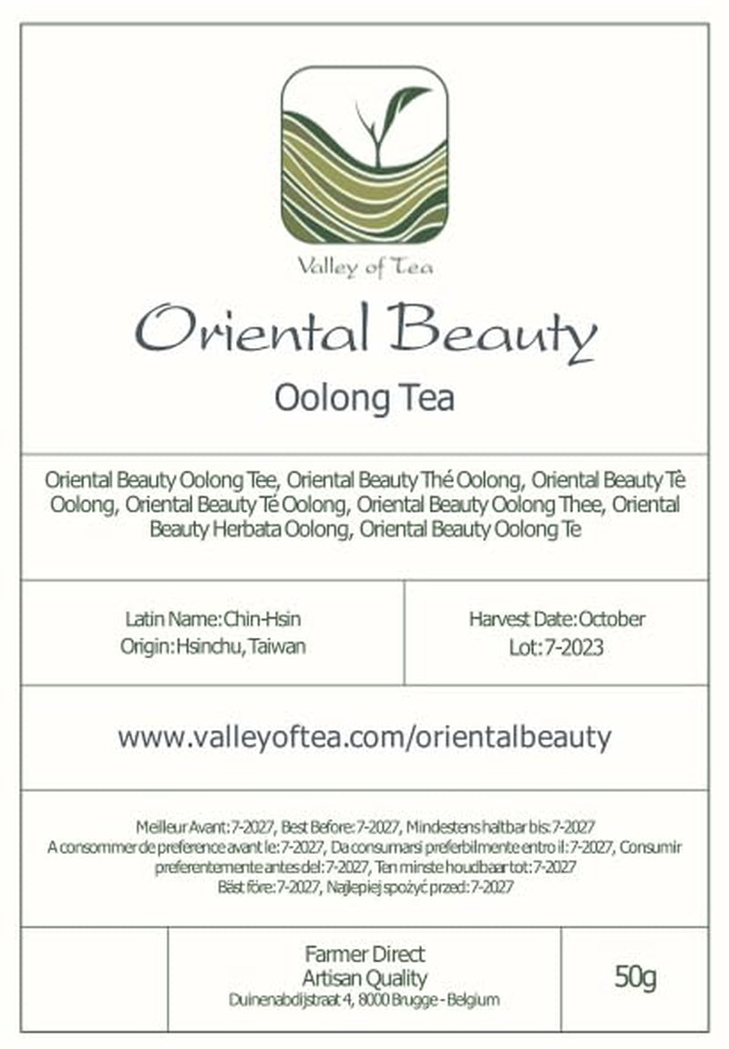 Oriental Beauty Taiwan Oolong čaj - Dongfang Meiren Tchajwanský čaj - Wu Long White Tips nebo Modrý čaj Wu Long Tea Orientální modrý čaj Modrý čaj Olong Čaj Olong Čaj Organický Oolong Čaj Olong Čaj