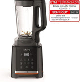 Krups Highspeed - Standmixer Infinymix KB9158 | 1600 W | 5 automatických programů + manuální nastavení | Tritanbehälter | Vč. Rezeptheft | Smoothies, koktejly, ledová tříšť | Schwarz Kitchen Naty Shop