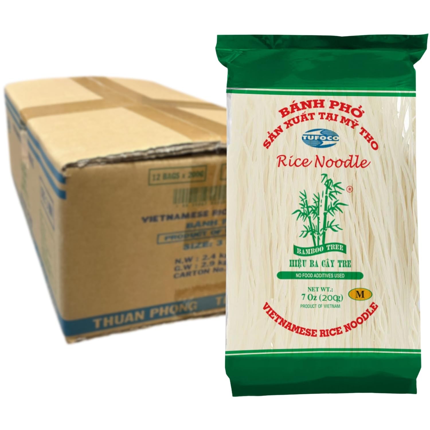 BAMBUSOVÝ STROM - Reisnudeln 3 Mm. - 1 x 400 GR