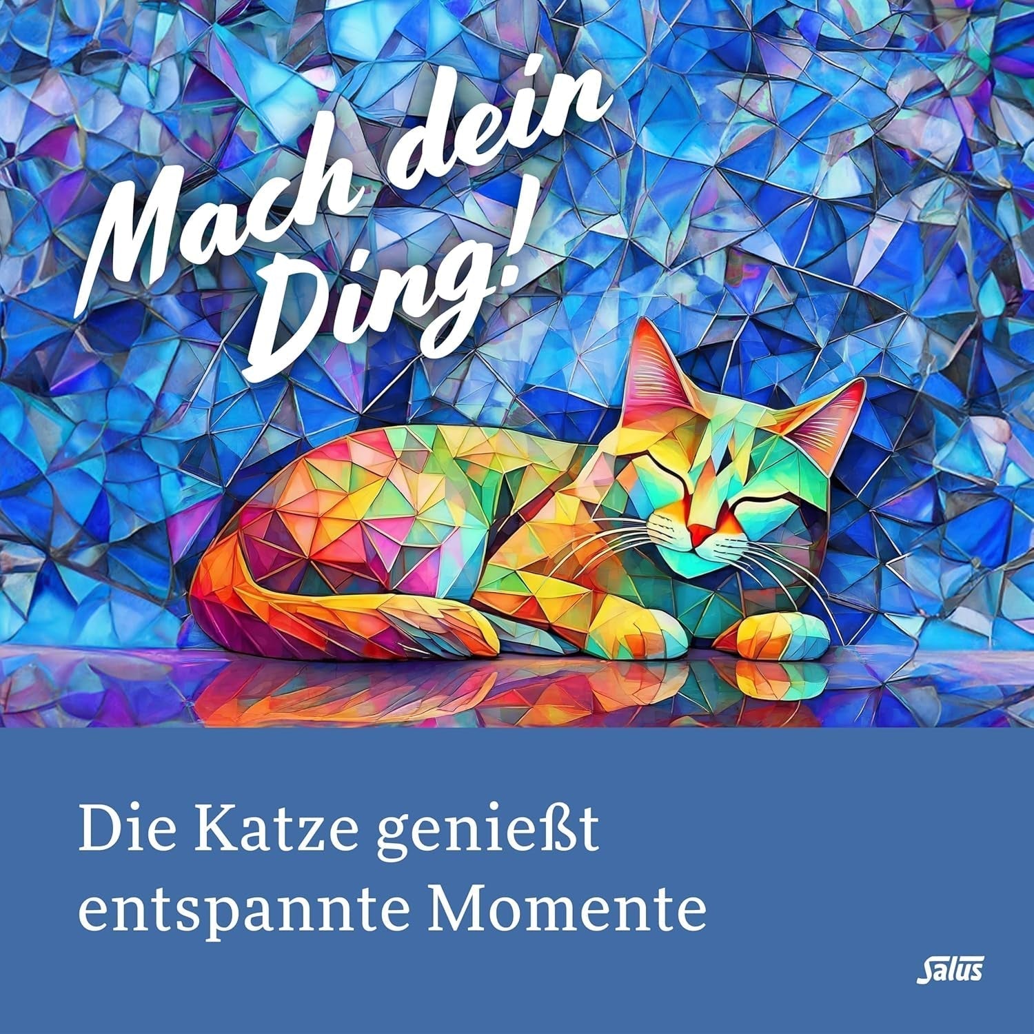 Salus - Čaj Krafttier - The Quiet Cat - 1X 15 filtračních sáčků (28,5 g) - Mátový bylinný čaj s Ashwagandhou - BIO