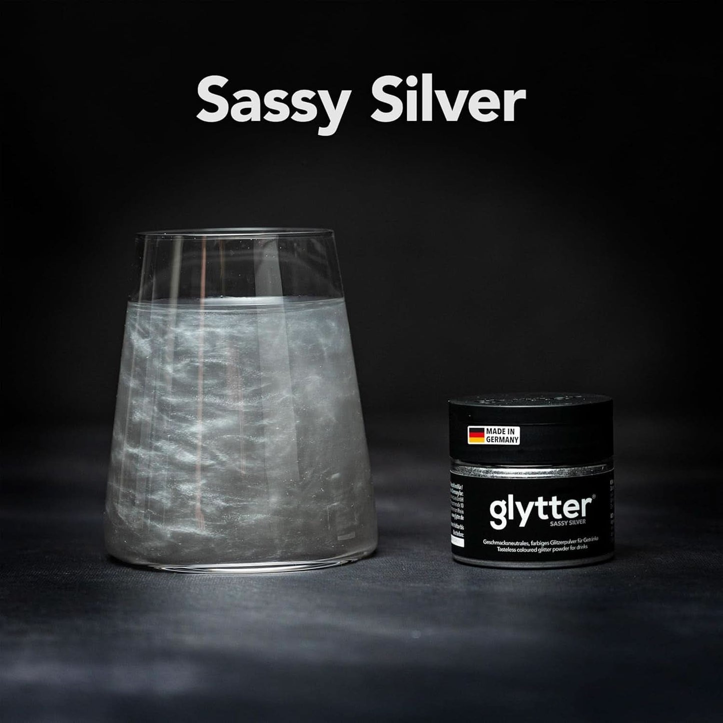 Glitter Glitter Powder For Drinks (Silver) - Jedlé třpytky do nápojů, 10 gramů Glitter Naty Shop
