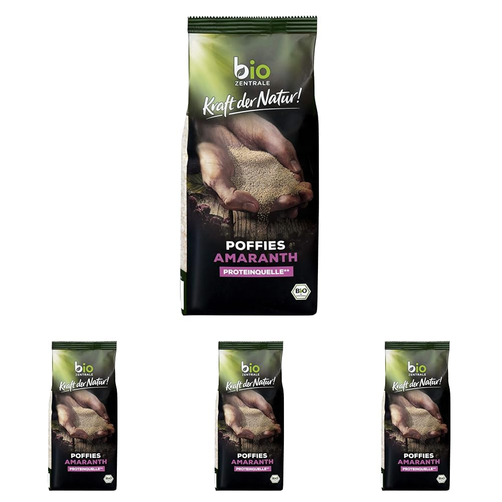Biocentrální amarantové obláčky | 125 g | vegan | malá expandovaná amarantová zrna | zdroj bílkovin | na müsli, jogurt a barevné snídaňové misky