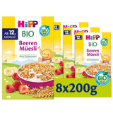 HiPP Bio Beeren-Müesli (8 x 200g), ab 12. Monat, ohne Zuckerzusatz, besonders fine Stückchen - leicht zu chewen, v nejlepším Bio-Qualität