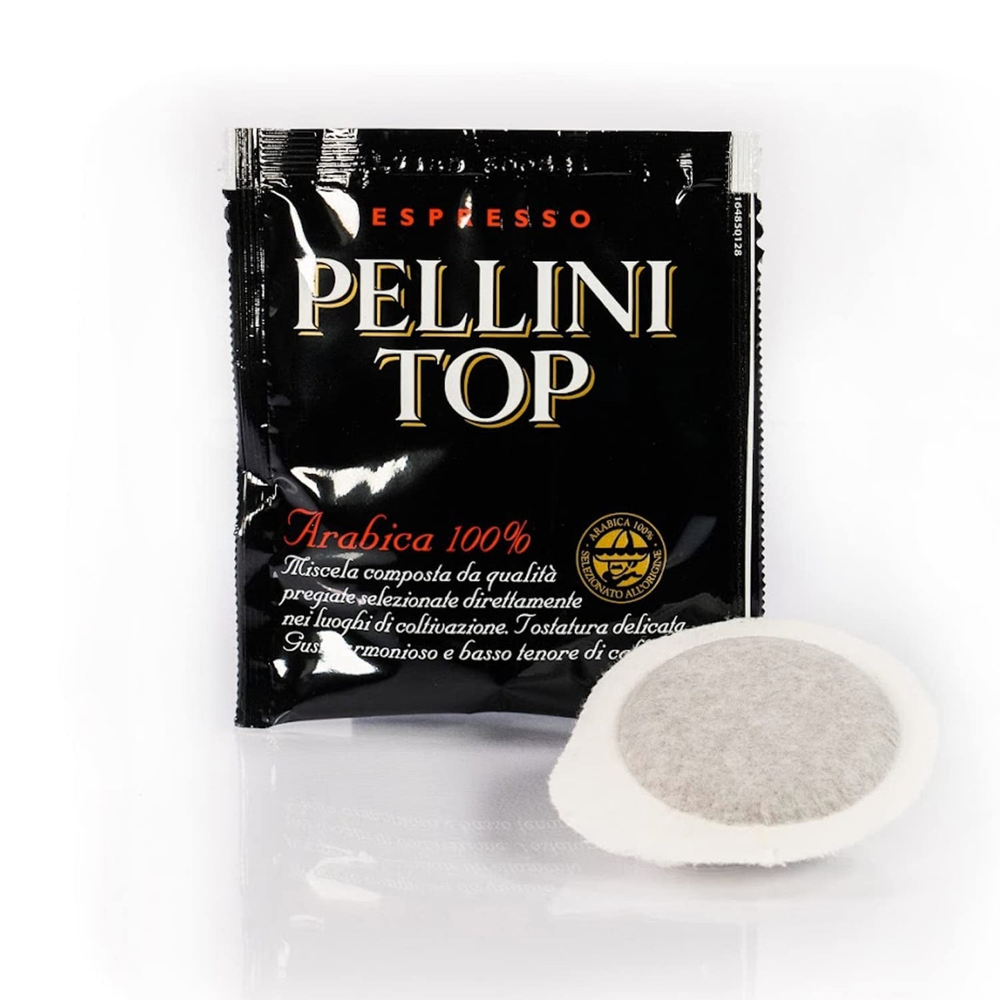 Pellini Caffè, Espresso Pellini Top 100% Arabica - 6 balení s 18 polštářky (6x126 g, celkem 108 polštářků)