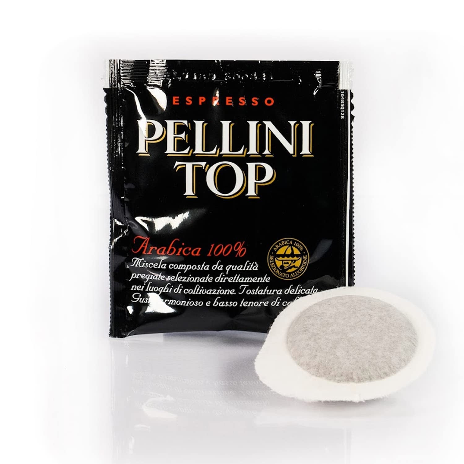 Pellini Caffè, Espresso Pellini Top 100% Arabica - 6 balení s 18 polštářky (6x126 g, celkem 108 polštářků)