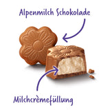 Milka Little Thank You Chocolates 12 x 44 g, jemné mléčné krémové čokolády s alpskou mléčnou čokoládou (balení 5 ks)