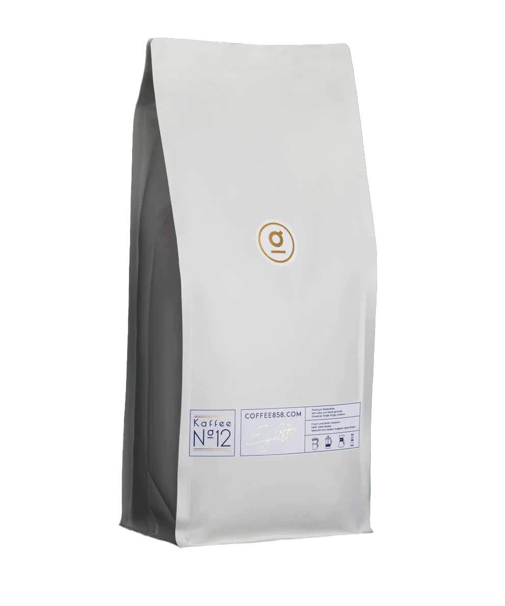 Etiopská kávová zrna (#12) – Nejlepší arabika s jedním původem od Coffee858 (1000 g) – Komplexní káva s jemnou příchutí bobulí