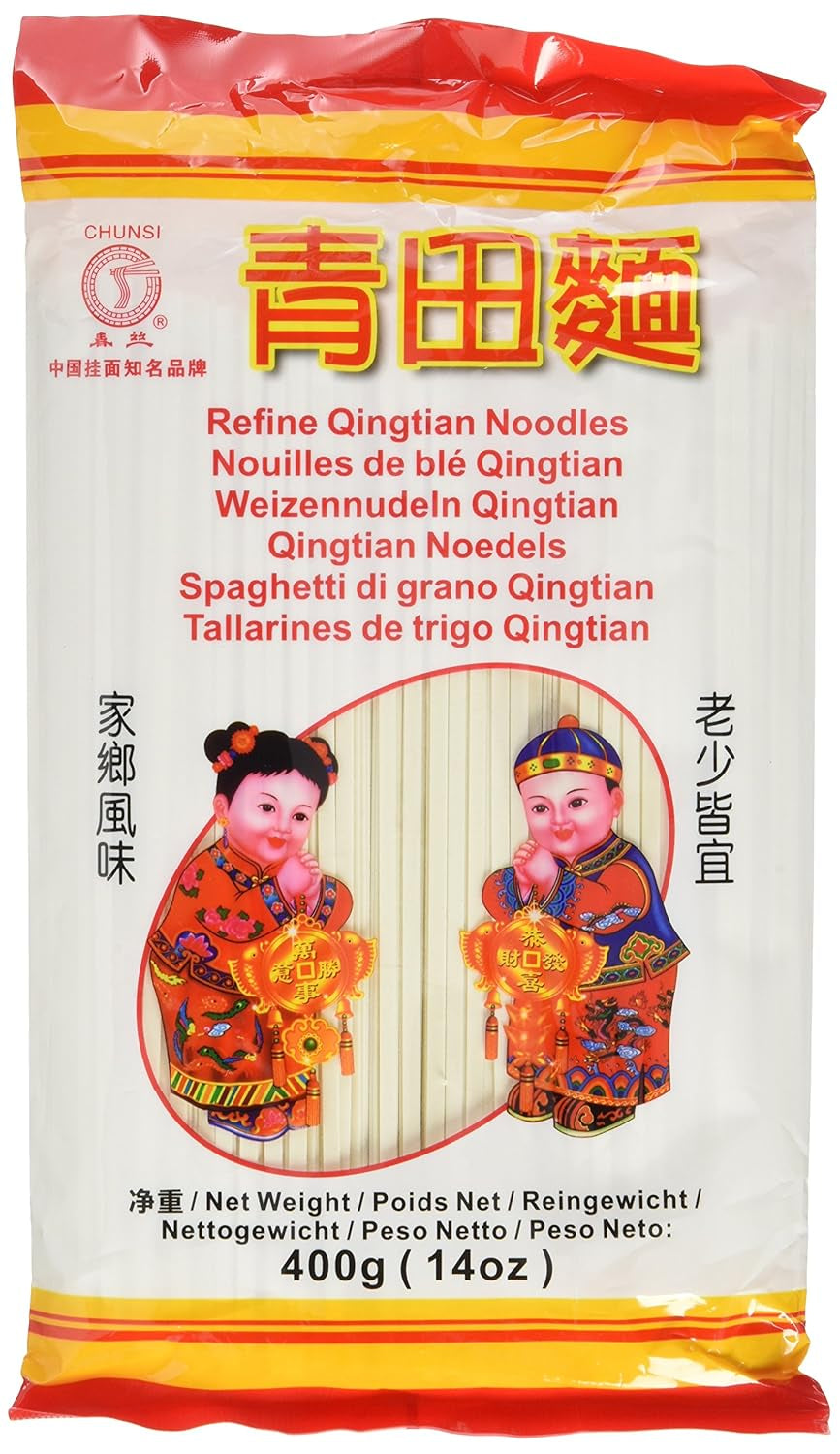 Pšeničné nudle (Qingtian), balení po 6 (6 balení x 400 g)