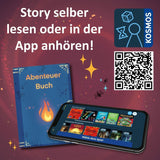 KOSMOS 684853 Den Tiefen Des Vulkans Dobrodružné puzzle, 258 dílků, interaktivní dobrodružné puzzle pro děti 8+, objevte dobrodružný příběh s každým dílem puzzle Puzzle Naty Shop