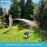 Zavlažovací hadice Cellfast SPRING, tříkanálová zavlažovací hadice s plnými konektory, vyrobena z vysoce kvalitního drátu, odolná vůči UV záření, 15 m, 1/2 palce, 19-022, vícebarevná, 38x38x8cm