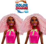 Panenka Barbie Pop Reveal Bubble Tea a příslušenství, módní panenka Scented Berry Bliss s mazlíčkem, 8 překvapení, obsahuje měnič barev, úložný kelímek, HTJ20