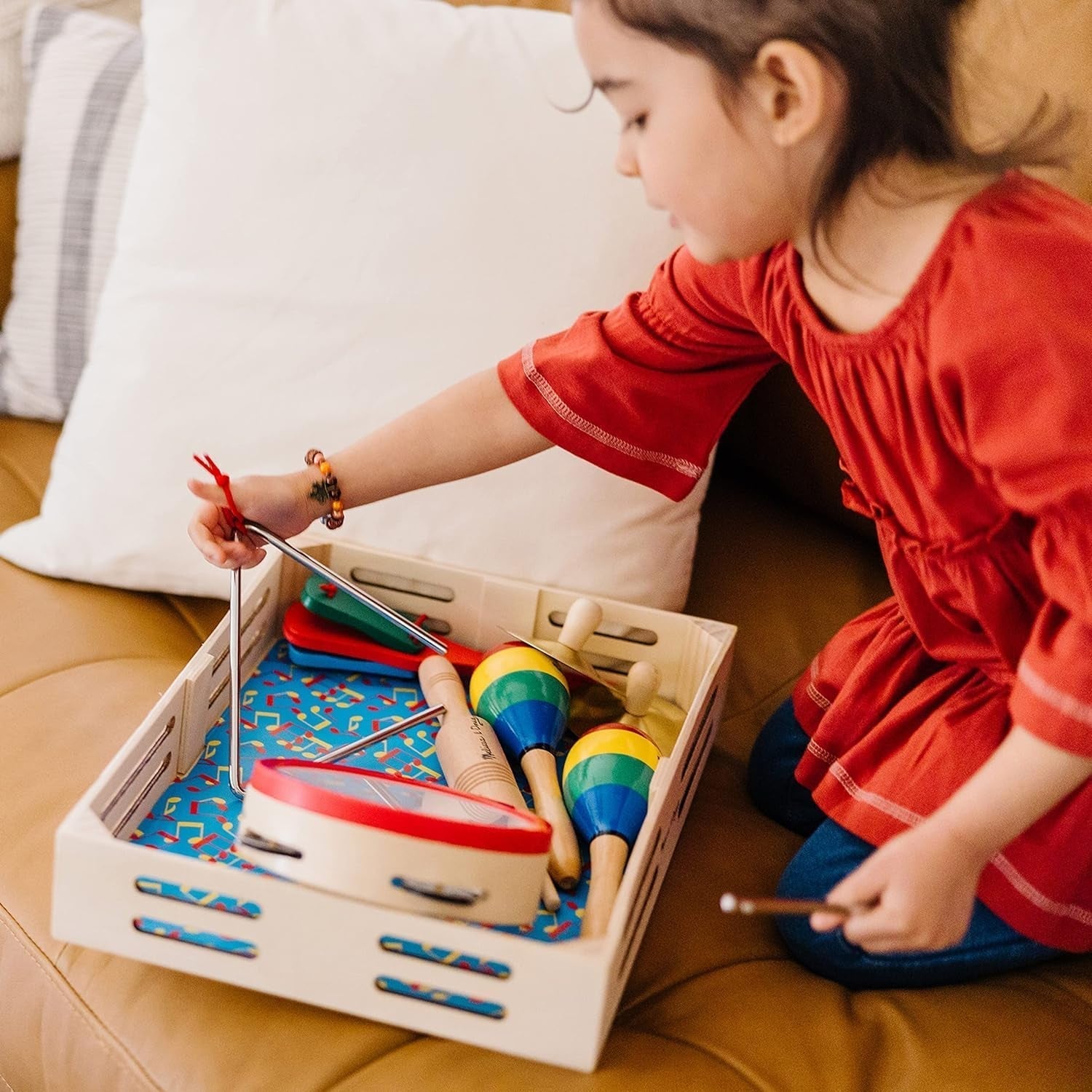 Melissa & Doug Kapela v krabici | Vzdělávací hračky | Hudební hračky pro děti | 3+ | Dárek pro chlapce nebo dívky Naty Shop Baby Toys