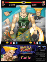 Figurka Jada Toys Street Fighter Guile (15 cm) - Street Fighter 2: The Final Challengers Sběratelská pohyblivá akční figurka s alternativní hlavou, rukama a doplňky, akční figurky od 13 let Naty Shop