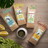 ORIGEENS BIO MATE ČAJOVÁ DÁRKOVÁ SADA X4 I Yerba Mate Bio 4X80G I Yerba Mate čajová sada, tip na dárek
