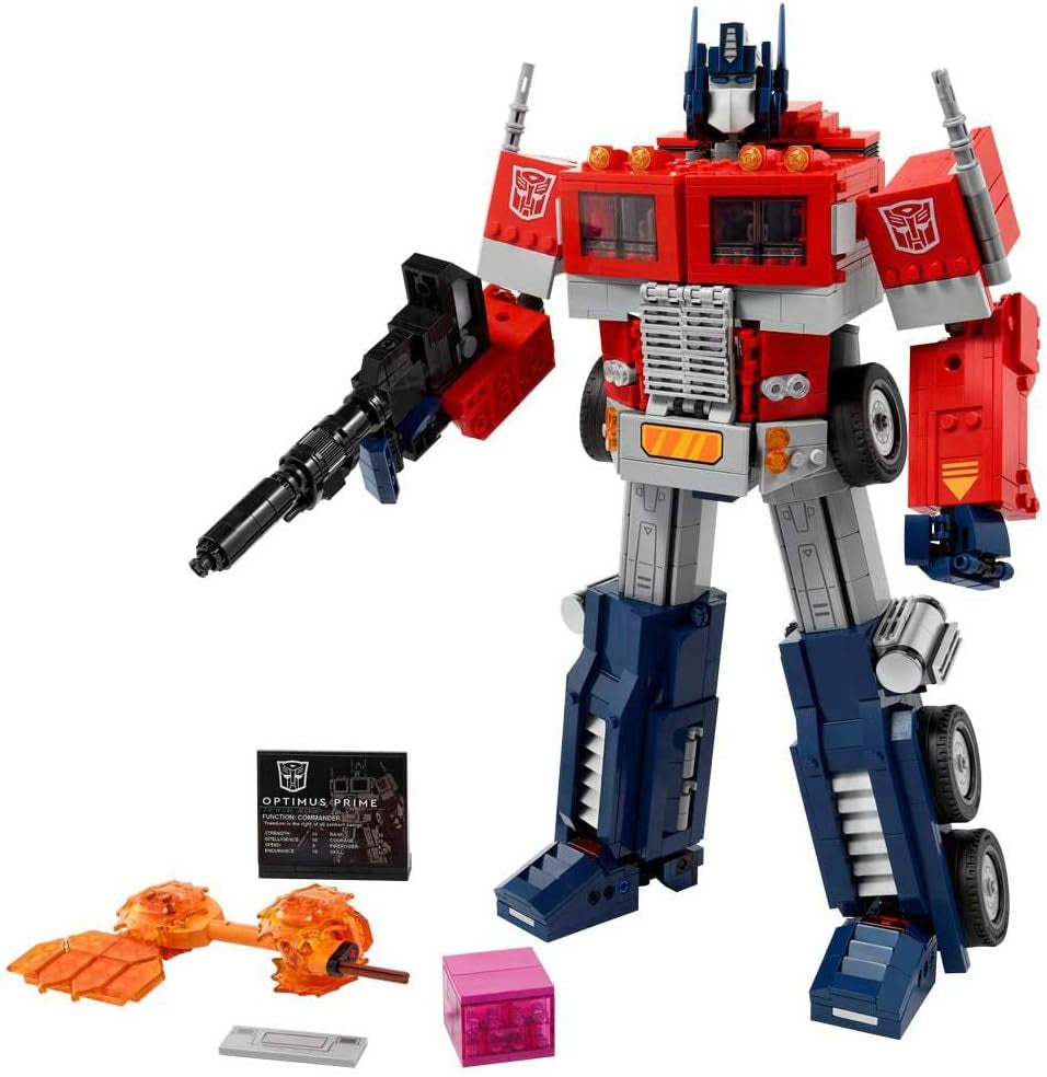Sada LEGO 10302 Icons Optimus Prime, figurka robota a model náklaďáku 2v1, stavebnice modelu Transformers pro dospělé, dárek k narozeninám nebo k Vánocům pro muže, ženy, ona a on Stavebnice Besuche den LEGO-Store