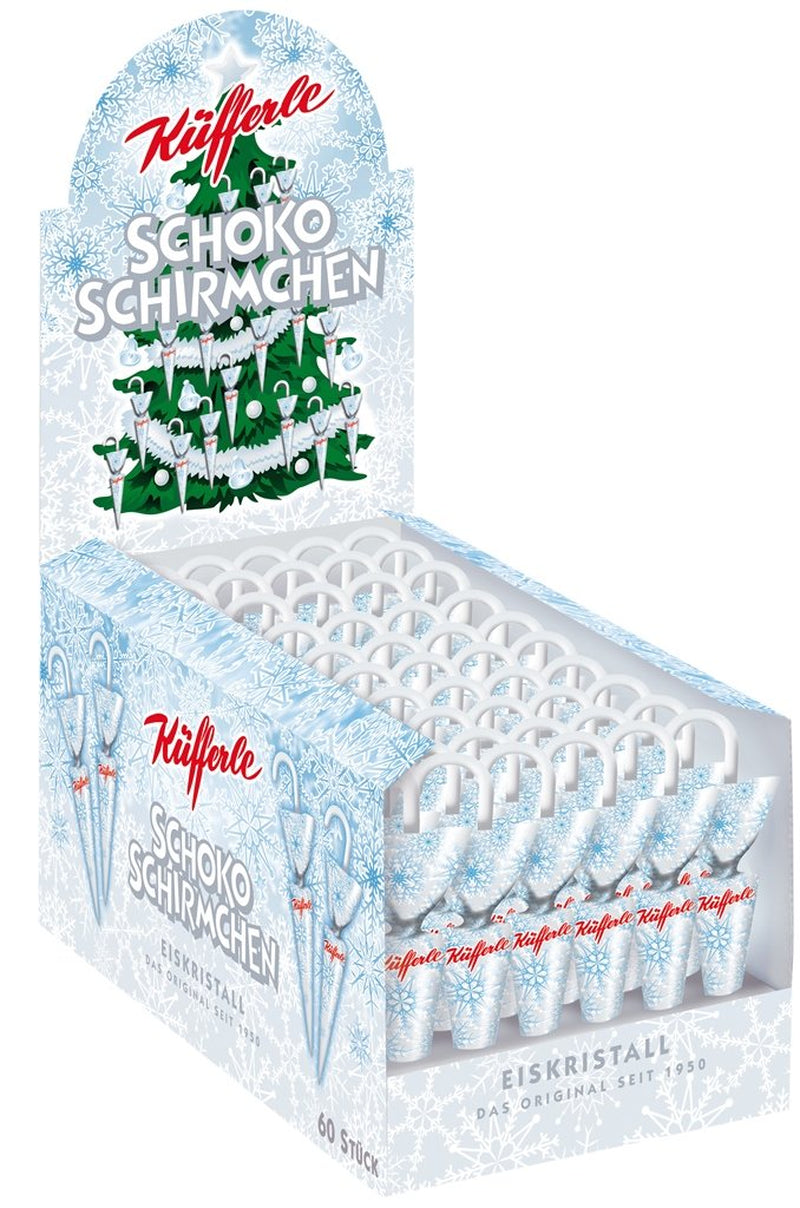 Čokoládové stíny Küfferle Polar Silver 810g (60 kusů)